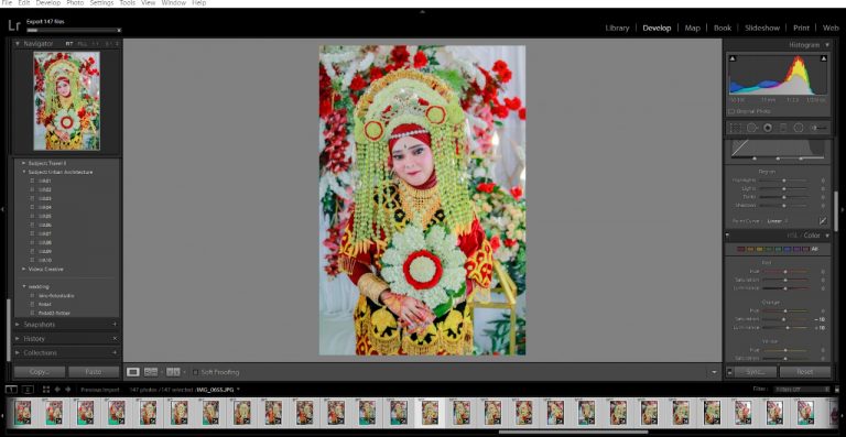 edit ligroom penganten banjar